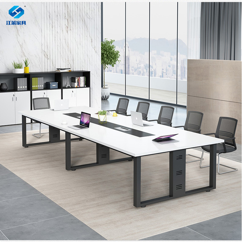 江莱钢架会议桌2800*1300*750mm/JL-H18/张高清大图