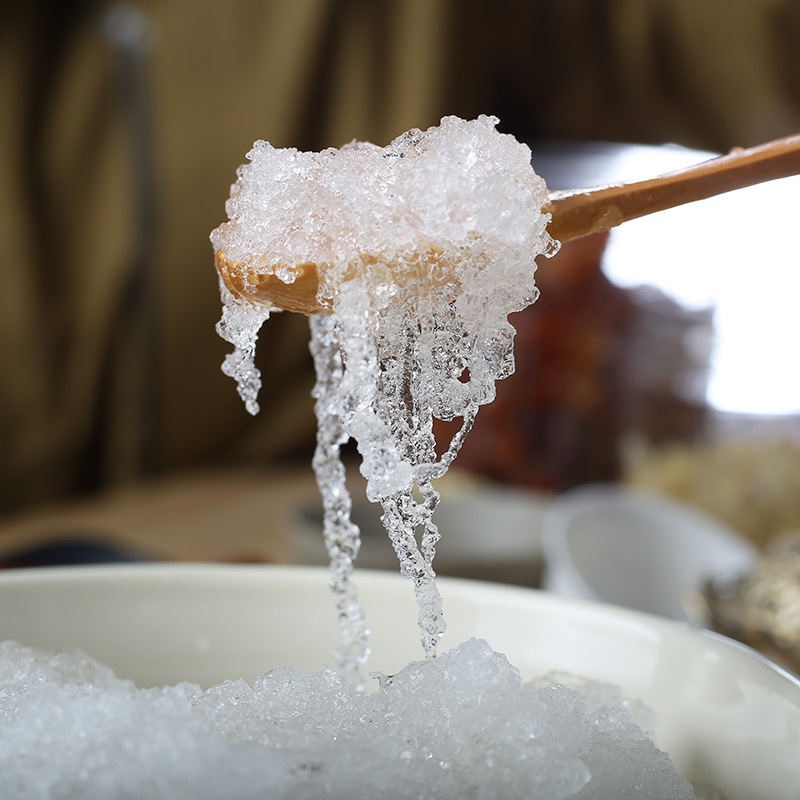 洪晟翔 桃胶组合 皂角米 野生雪燕精选370g散装天然营养甜品