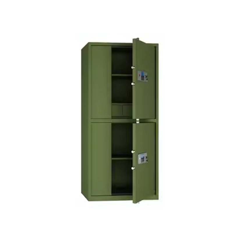 帅畅军绿色保密柜电子密码文件柜保险柜国保指纹锁分体资料档案矮柜通双节保密柜(电子锁)高清大图