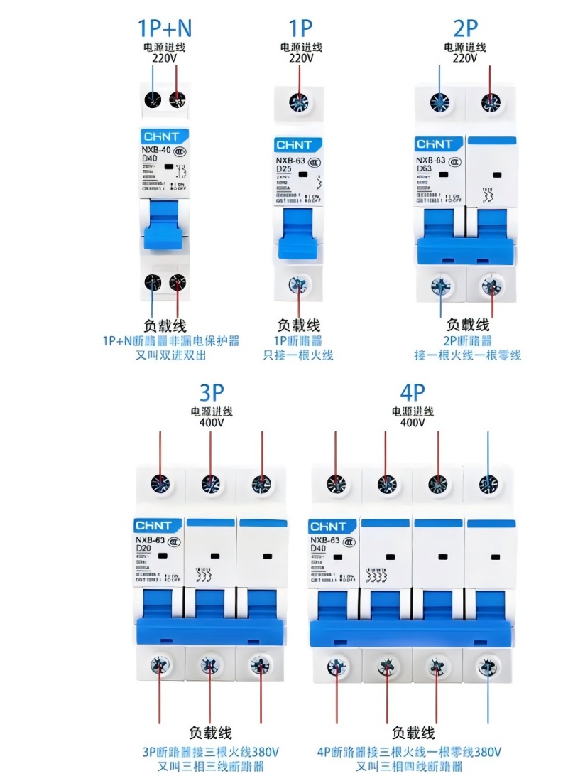 正泰CHNT断路器 断路器NXB-63 1P D16A