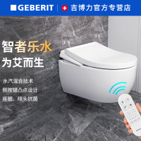 吉博力进口壁挂式新艾珂马桶Nuna诺娜即热式智能盖水箱套餐