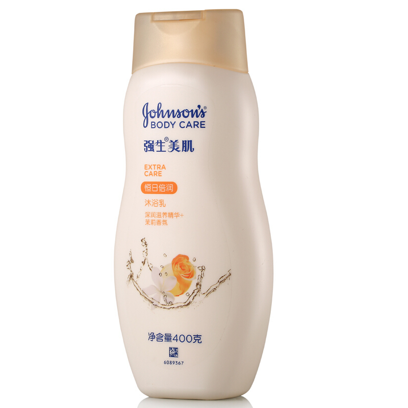 强生(Johnson)0053美肌恒日倍润沐浴乳400g 1瓶装