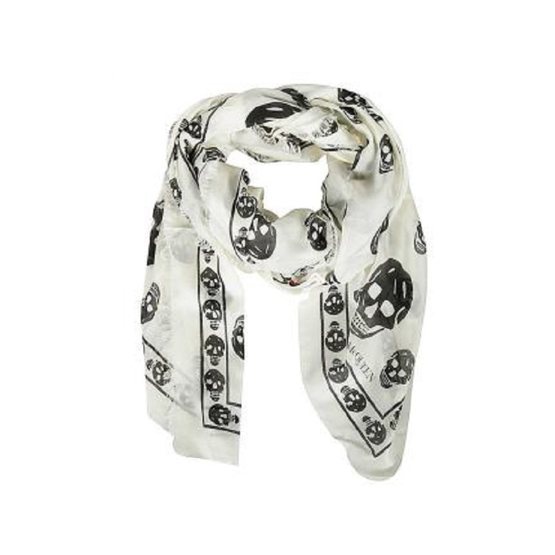 Alexander McQueen 亚历山大·麦昆 女士骷髅头围巾 557717-3943Q-9260
