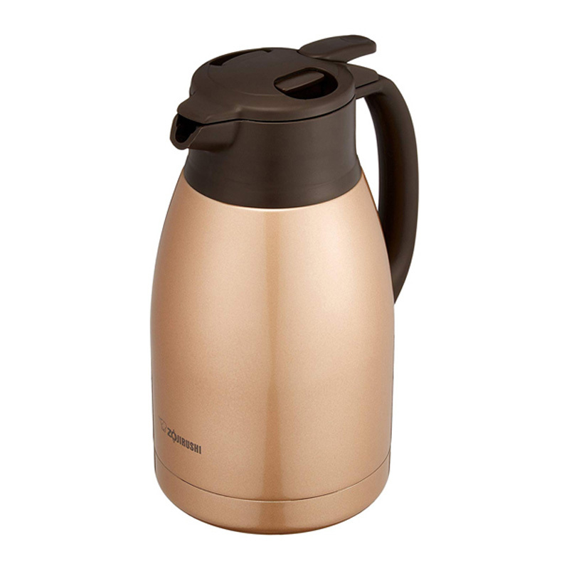 【海外原装 品牌直采】象印(ZOJIRUSHI) 304不锈钢真空保温壶SH-HB15-NZ 1.5L 玫瑰金色