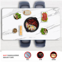 航火电暖炉电暖桌取暖桌升降电暖茶几升降电暖炉电茶几家用烤火桌多功能火锅餐桌茶几 G21摩洛哥灰138*80CM岩板电磁炉