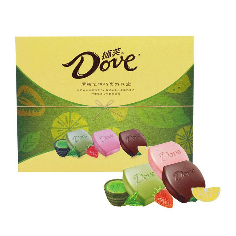 德芙(Dove) 清新之味巧克力 礼盒装/90g