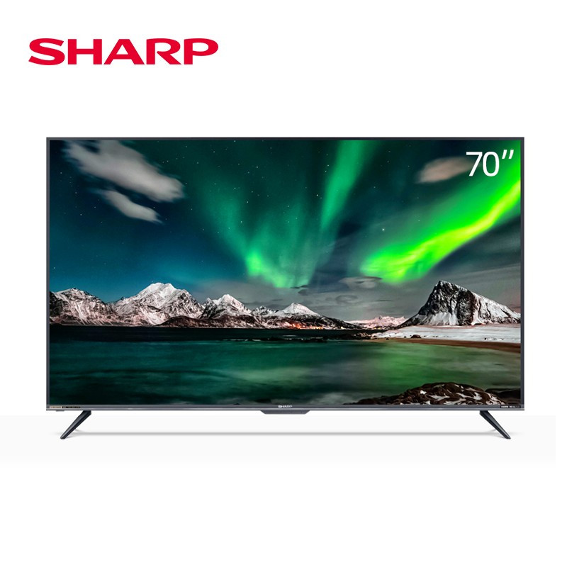 夏普sharp4tm70h7da70英寸4k高清网络8k解码智能平板液晶电视机