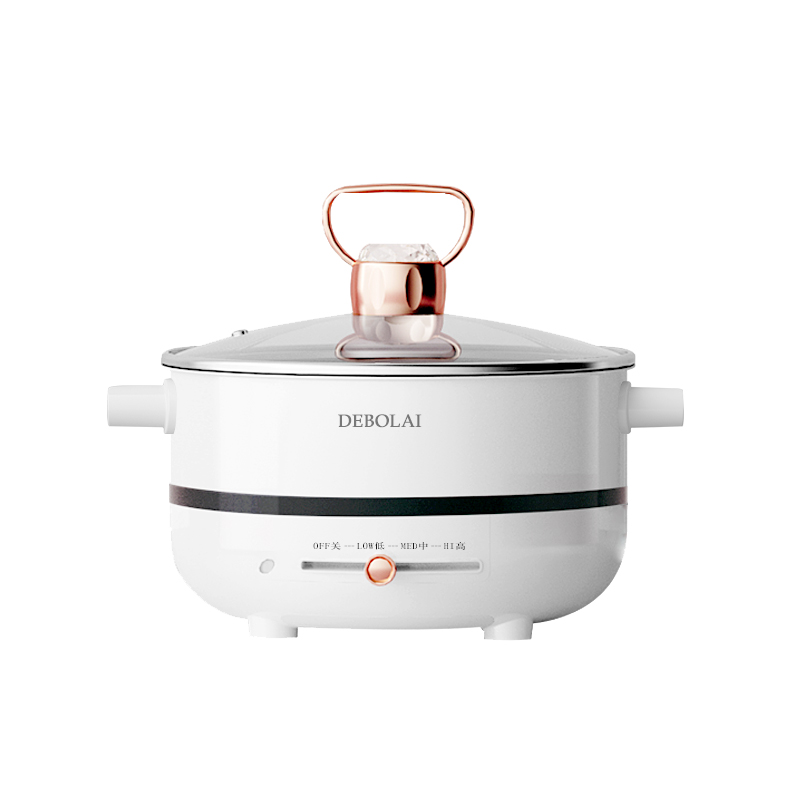 德博莱慕白多功能料理锅DBL-2600C 拨杆调节