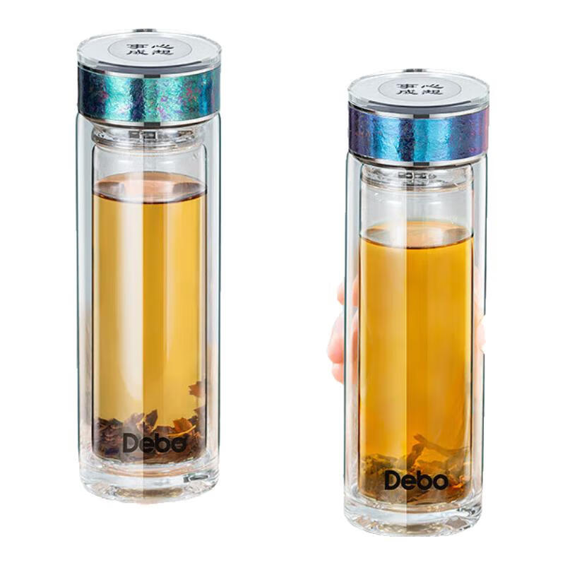 德铂(Debo) DEP-DS408 金斯利温显玻璃钛杯 320ml(单位:个)请备注颜色高清大图