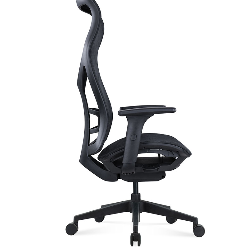 麦格尚 网椅JY283 工学椅办公椅午休椅电竞椅黑色老板椅高清大图