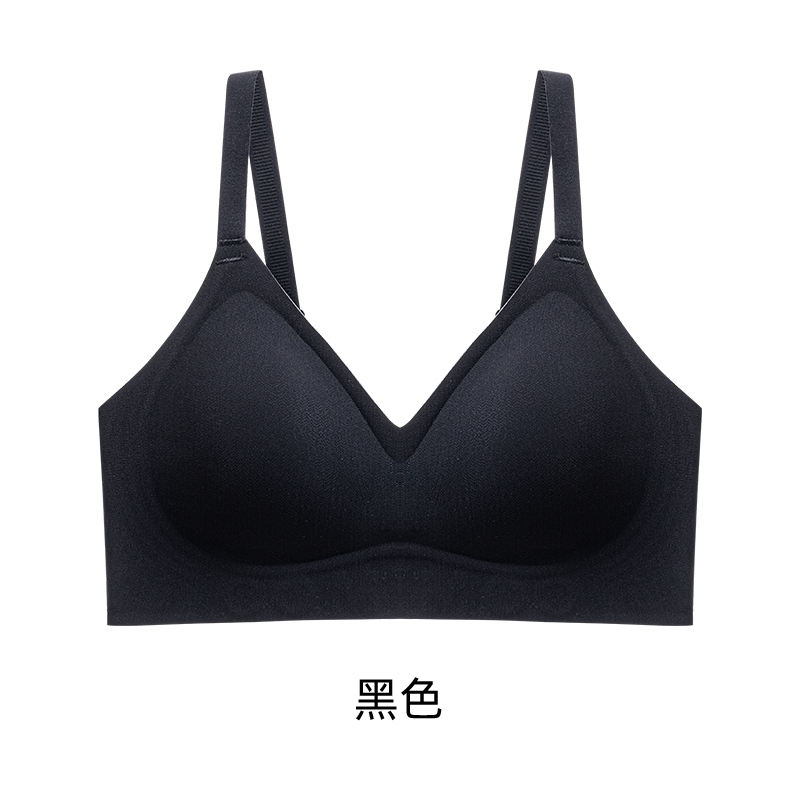 猫人特调粉底液内衣女士无痕隐形肤色收副乳提拉无钢圈文胸罩大码