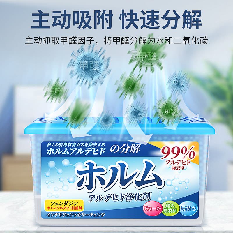 680g/盒 除甲醛新房家用装修甲醛清除剂去甲醛空气净化器强力型吸甲醛神器图片