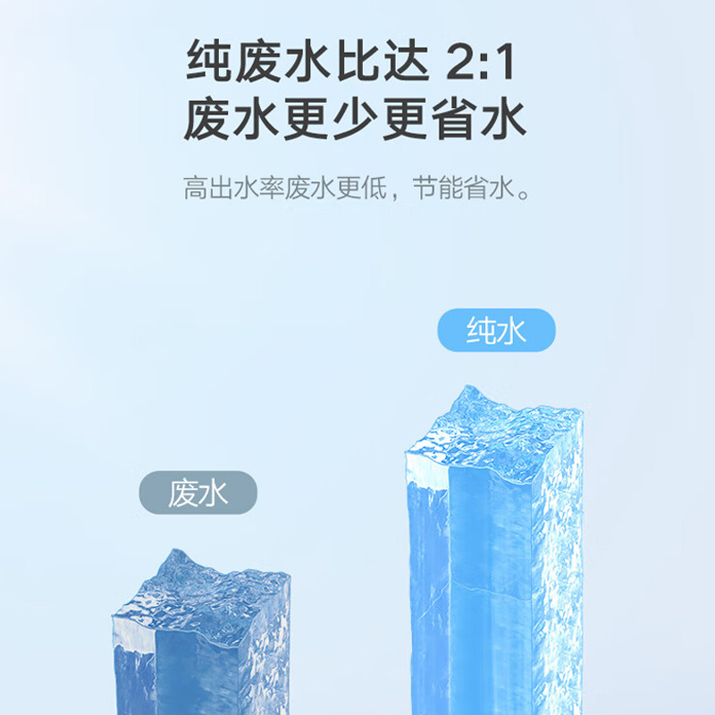 比弗丽1000加微气泡水龙头大流量反渗透净水器BFL-H-1008D(不含安装)
