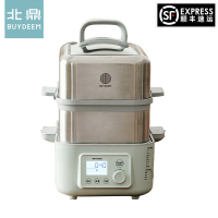 北鼎(Buydeem)电蒸锅多用途小型多功能蒸馒头海鲜隔水电炖锅玻璃预约自动断电G56A