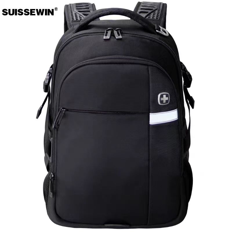 SUISSEWIN瑞士经典时尚商务休闲多功能双肩包