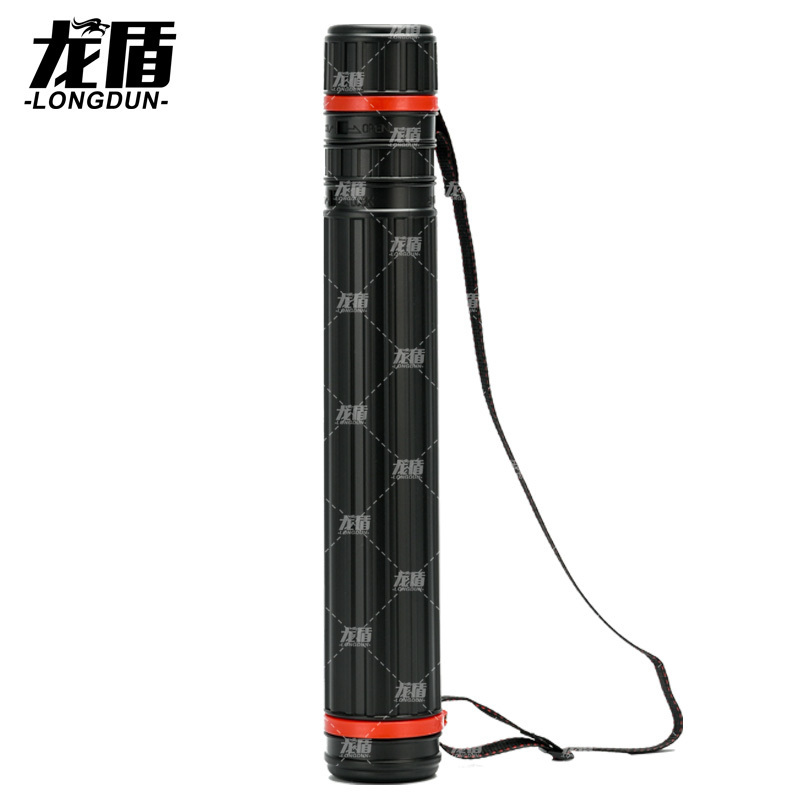 龙盾户外可伸缩式地图桶 工程图纸筒收纳筒 大号拉伸77-135cm