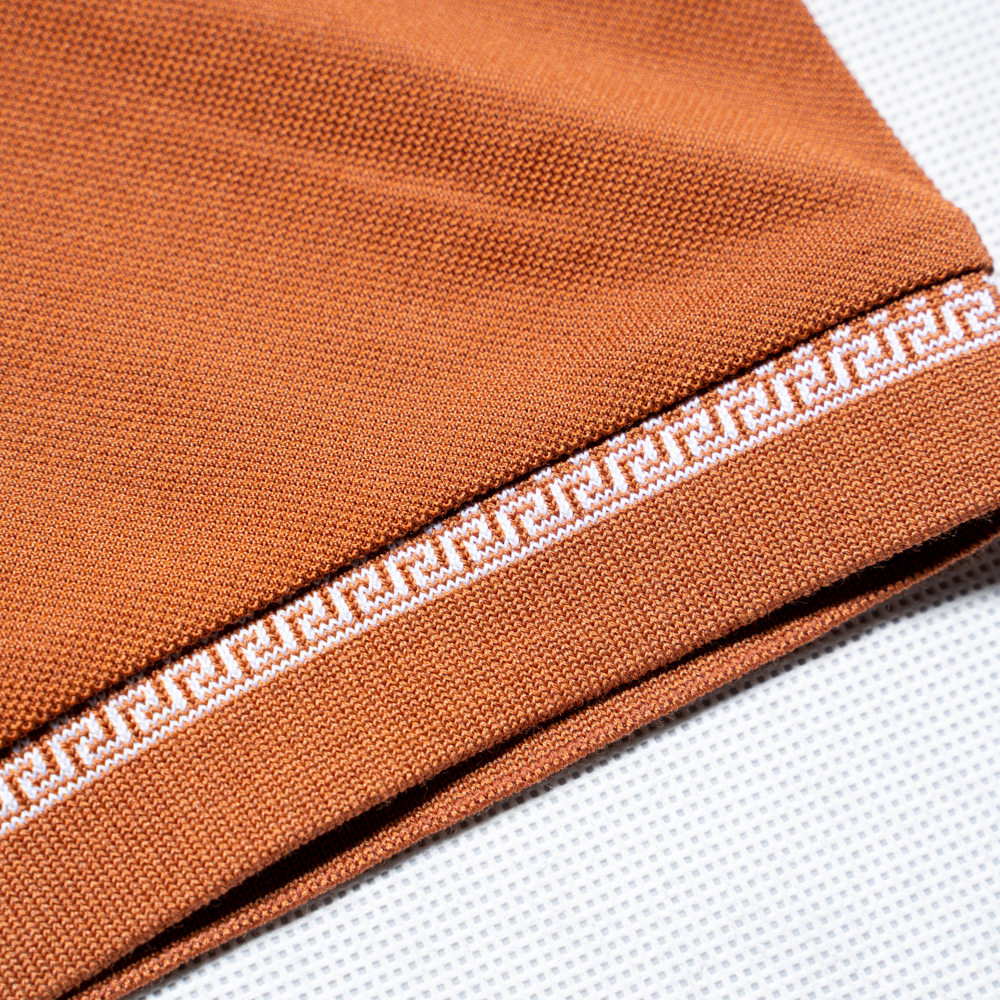 尘界男装纯色短袖POLO衫男2025夏季新款商务休闲修身翻领高端T恤高清大图