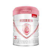 贝因美(Beingmate) 粉爱加 新包装粉爱+幼儿配方奶粉3段800克 1罐