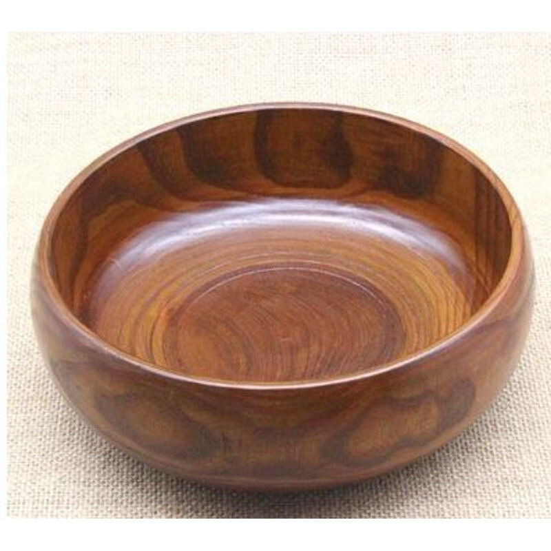 实木碗木钵盂木碗桌上零食垃圾盆大面碗大号钵盂木碗木碗大号
