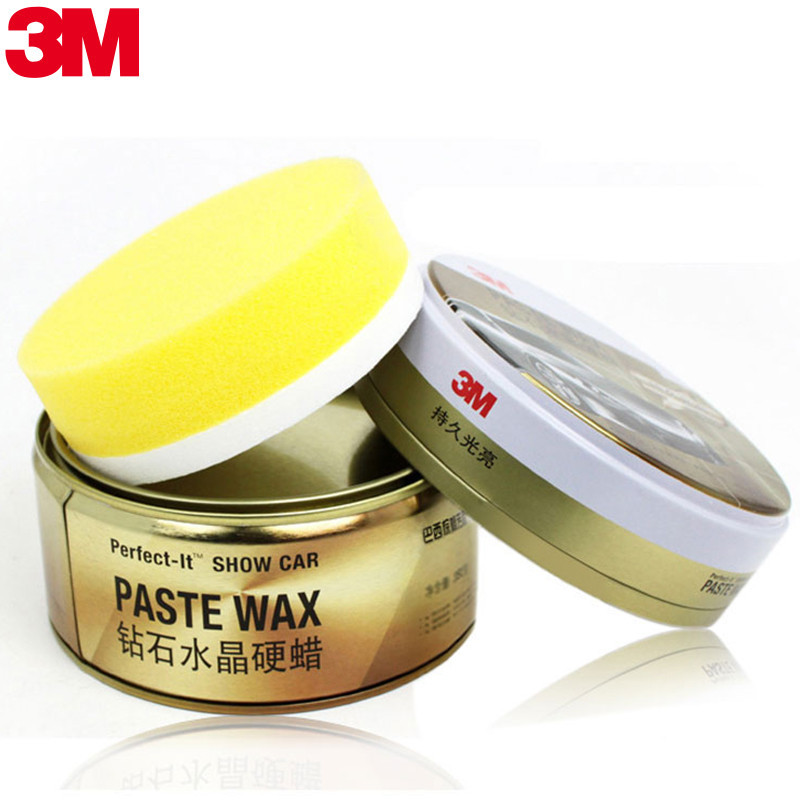 3M 汽车蜡养护蜡划痕蜡去污上光划痕修复固体蜡车漆养护蜡汽车打蜡新车蜡 280g/盒