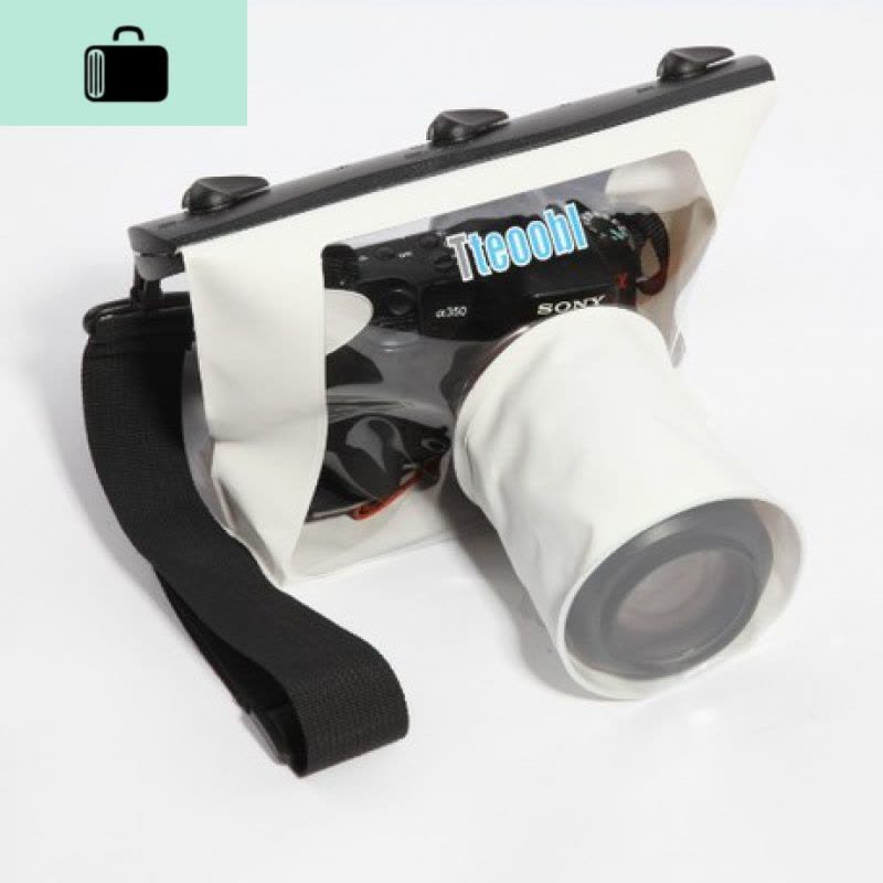 单反防水袋佳能70D 60D 750D 5D2 5D3相机防雨罩防水套户外NEW LAKE 透明中号数码相机包图片