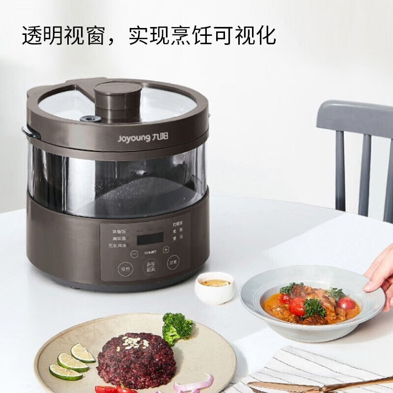 九阳(Joyoung) F30S-S360 蒸汽电饭煲 电饭锅多功能家用无涂层玻璃内胆高颜值电饭煲