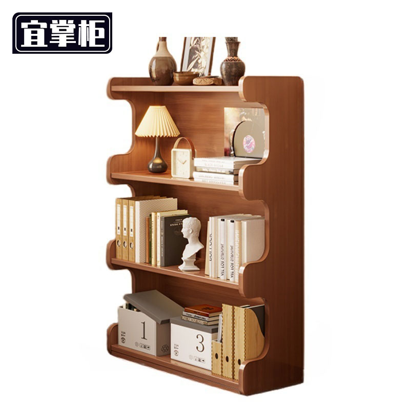 宜掌柜 木质书架 60cm三层 个高清大图