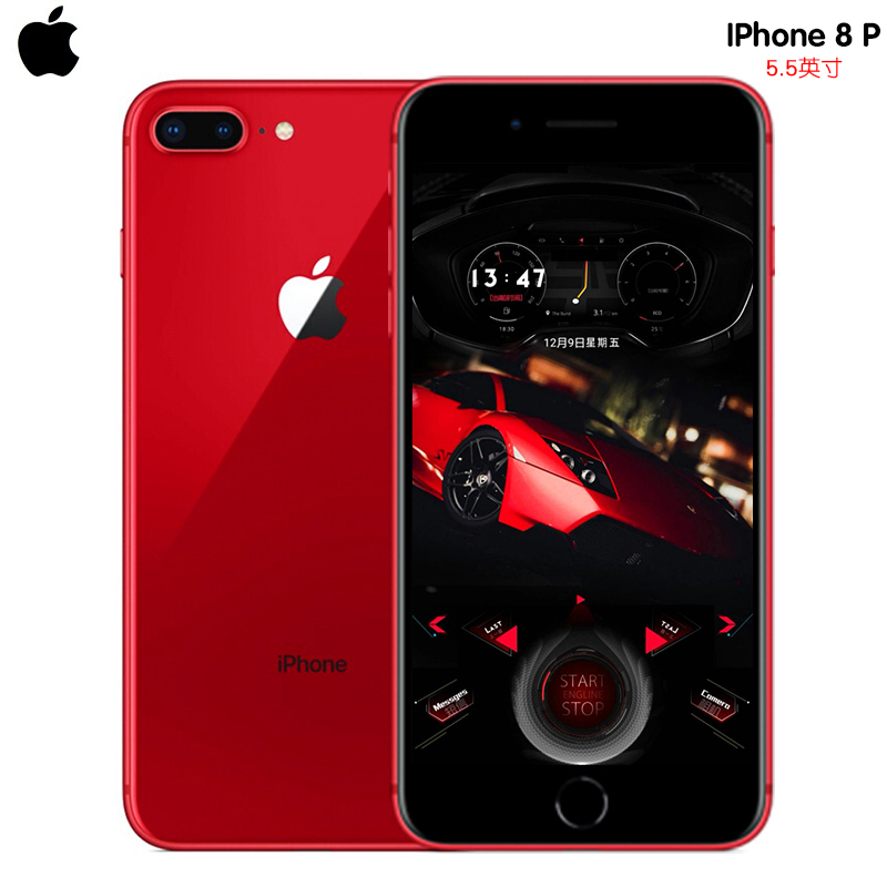 Apple/苹果 iphone8 plus 美版全新未激活全网通4G 智能手机 苹果8plus 64GB 中国红