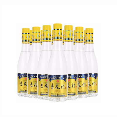 杏花村 汾酒53度 金标清香型 新老包装随机发货 450ml*12瓶（非原箱）