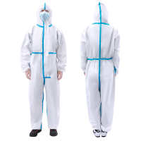 可孚医用防护服一次性连体全身隔离衣大白飞机式医护专用防疫鞋套