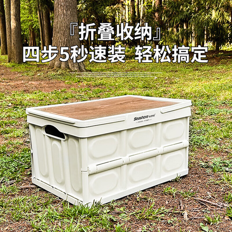 纵贯线 50L手提便携折叠收纳箱SN-01