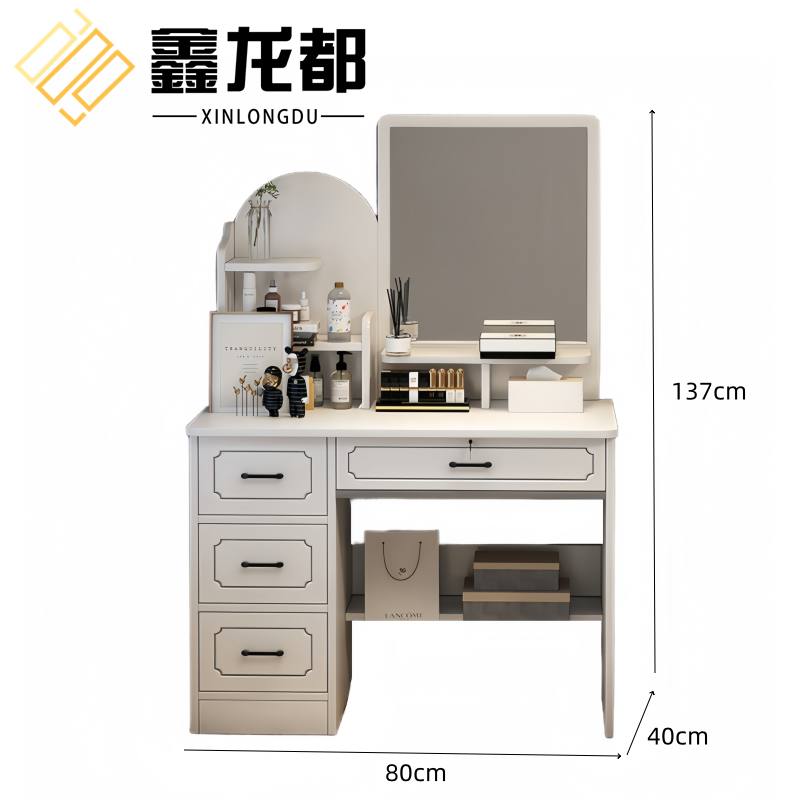 鑫龙都梳妆台四抽张高清大图