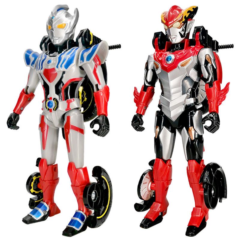 奥特曼玩具变形摩托车机甲机车泰迦人偶罗索烈火形态