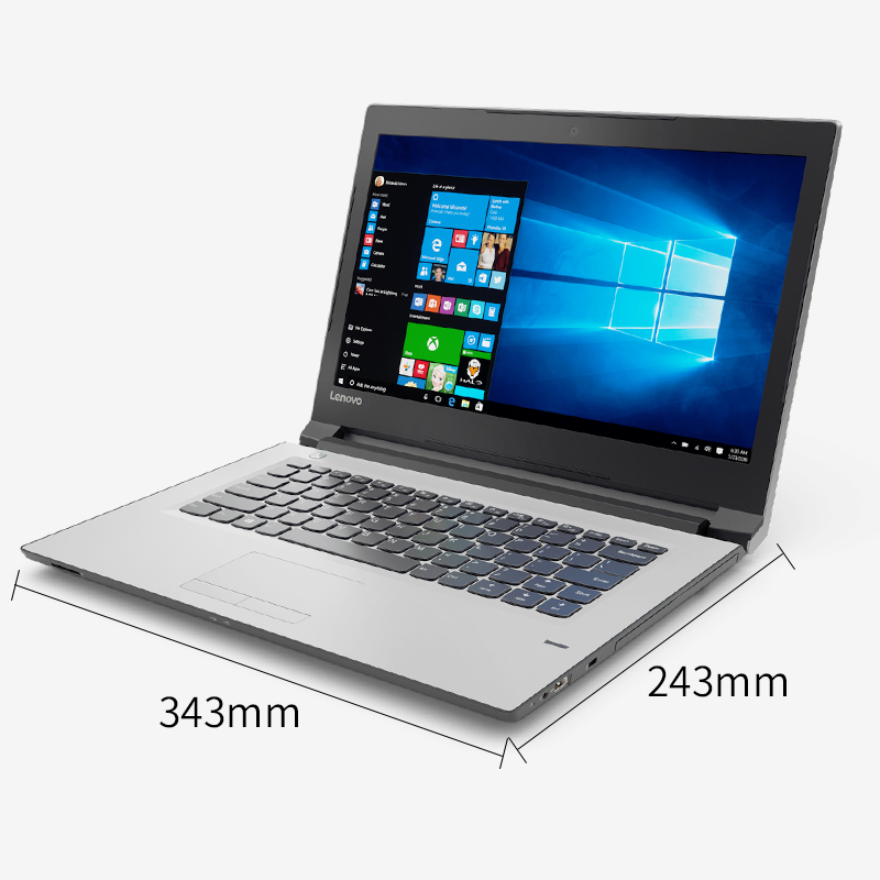 联想(Lenovo)扬天V310商务笔记本电脑14英寸(i7-7500U 8G 1T+128G固态AMD R5 2G)