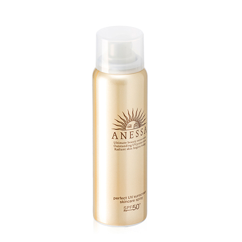 SHISEIDO/资生堂 ANESSA安热沙安耐晒防晒霜防晒喷雾SPF50+PA++++防水防汗 防晒隔离 金瓶60g