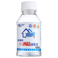 【2瓶】利尔康酒精消毒液100ml+棉签100支 小瓶家用医用杀菌伤口皮肤一次性清洁