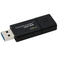 金士顿(Kingston)DT100G3 32GB USB3.0 U盘--黑色(新老包装随机发货)