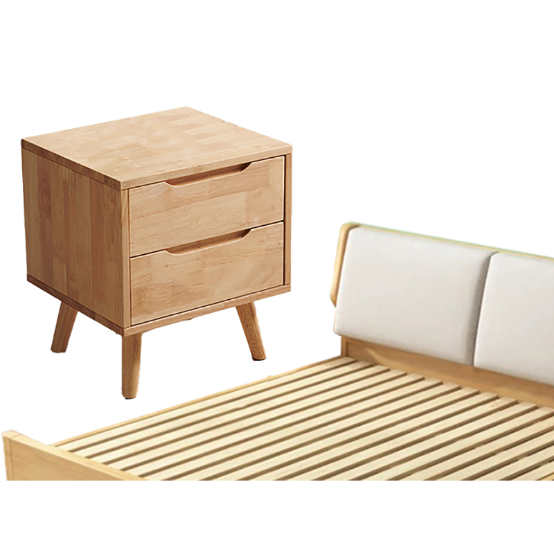 铭羽洋单人床1.5m+床头柜套高清大图