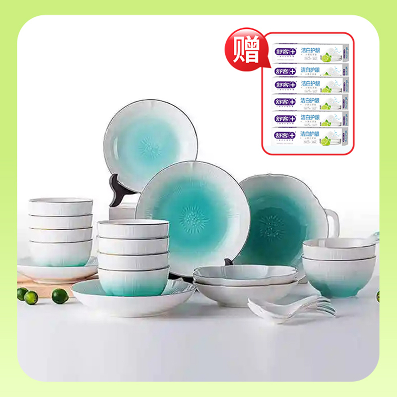 COSTA陶瓷餐具套装--花溢