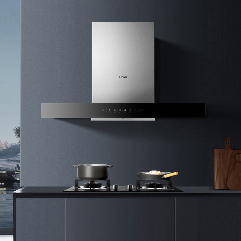 海尔双重自清洁一键换气低噪抽油烟机cxw258et909