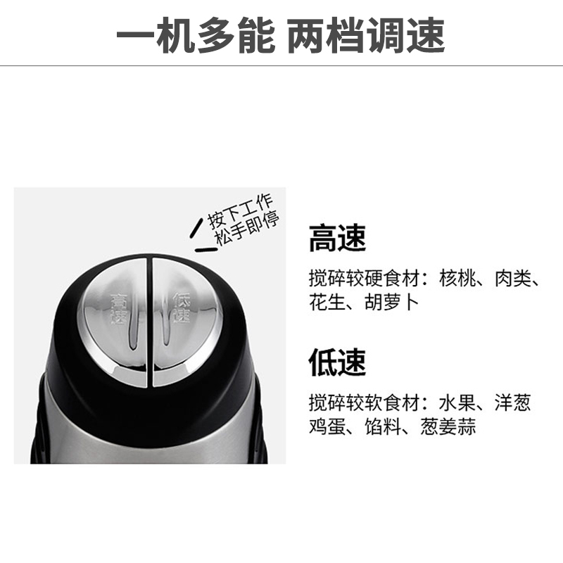 九阳(Joyoung)绞肉机家用大容量婴儿辅食多功能料理机电动搅拌绞馅机研磨碎菜切肉机 JYS-A960