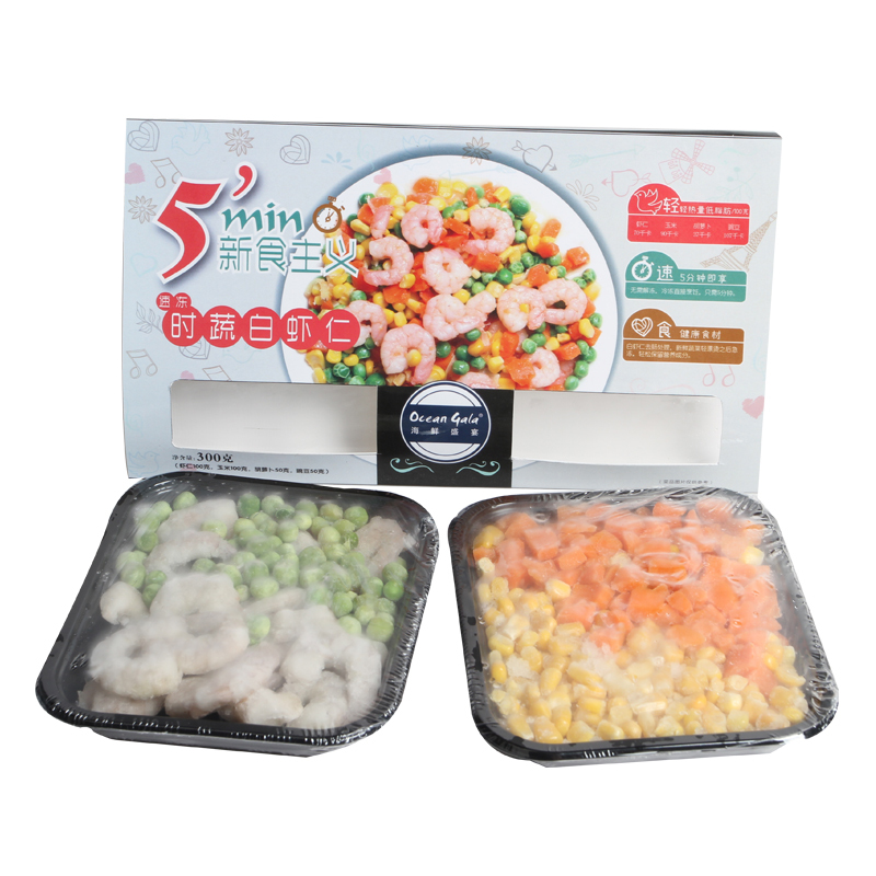 Ocean Gala海鲜盛宴 5’min新食主义(时蔬白虾仁)300g/盒