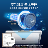 美的冷柜BDBC-100KMT(E)象牙白100升 家用冰柜 冷藏冷冻转换顶开门 小型迷你冷柜 节能低音卧式冷柜