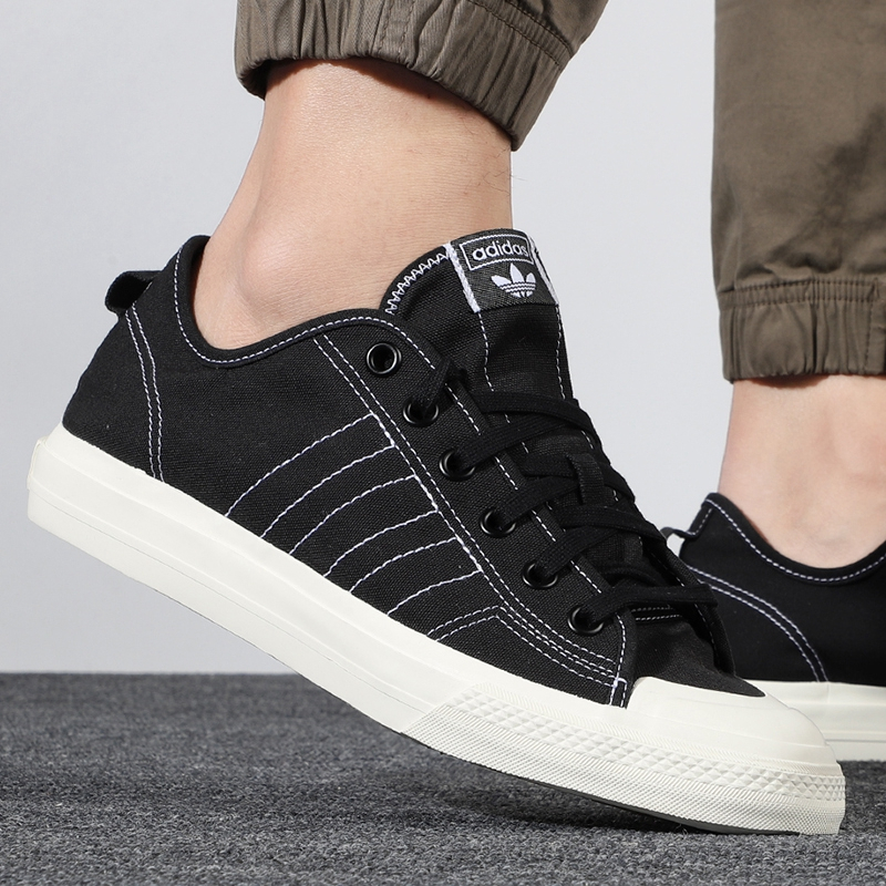 Adidas/阿迪达斯三叶草 男鞋21新款NIZZA RF舒适耐磨透气休闲鞋 EE5599