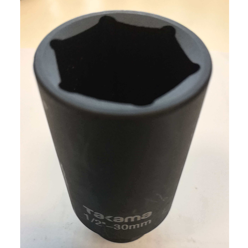 高松(takama)加长套筒头(1/2方12.5mm六角系列)711030 30mm/1个高清大图
