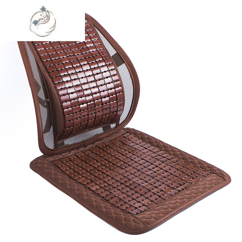 舒适主义坐垫夏季办公室久坐椅子垫麻将凉席坐垫靠背一体透气汽车护腰