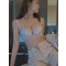 YUNWUXIN内衣女无钢圈小胸聚拢少女文胸调整型收副乳蕾丝平胸专用胸罩套装文胸套装