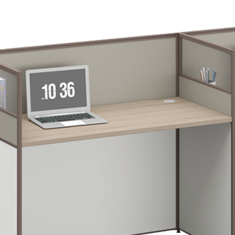 臻远ZYGW-042职员桌办公桌屏风工作卡位 直排双人位高清大图