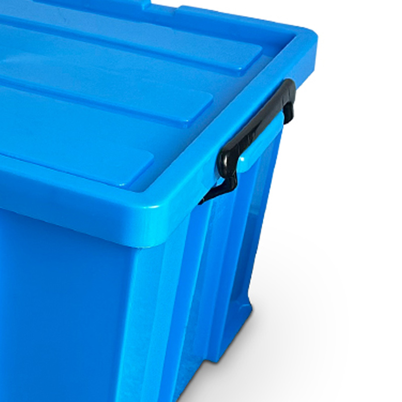 臻远ZY-SNXD-83收纳储物箱长方形物流中转箱带盖子 470*390*300mm高清大图