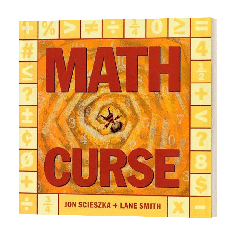 有趣的科学诗 [正版]英文原版 Math Curse 数学魔咒 精装绘本 青少年小学生课外阅读 英文版 进口英语原版书籍